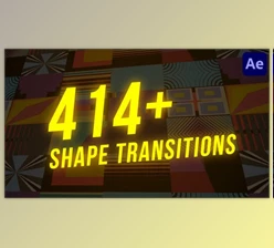 Download 414+ Shape Transitions for After Effects (Videohive 45372489) - AE Project
