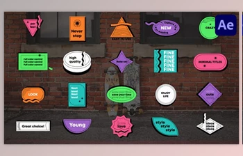 Download Minimal Titles for After <span class='badge badge-warning'>Effects</span> (Videohive 45339070) - AE Project