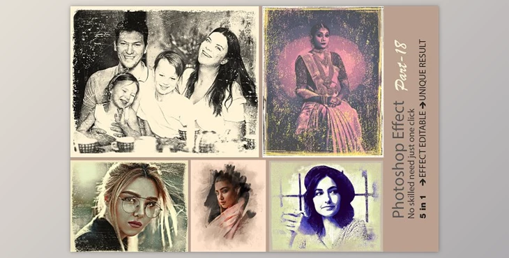 Download Vintage Photo Effect Creativemarket - 10988900