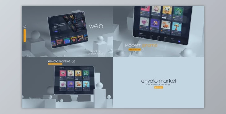 Download Web Mock-Up Presentation (Videohive 45236690) - AE Project