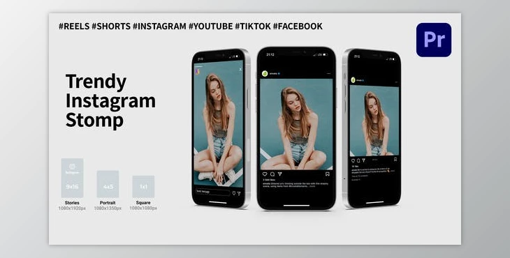 Download Trendy Instagram Stomp | Premiere Pro (Videohive 43725302)