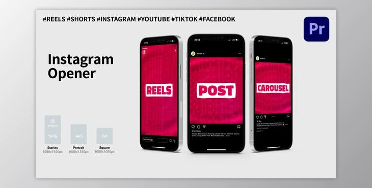 Download Instagram Stomp Opener | Premiere Pro (Videohive 43428186)