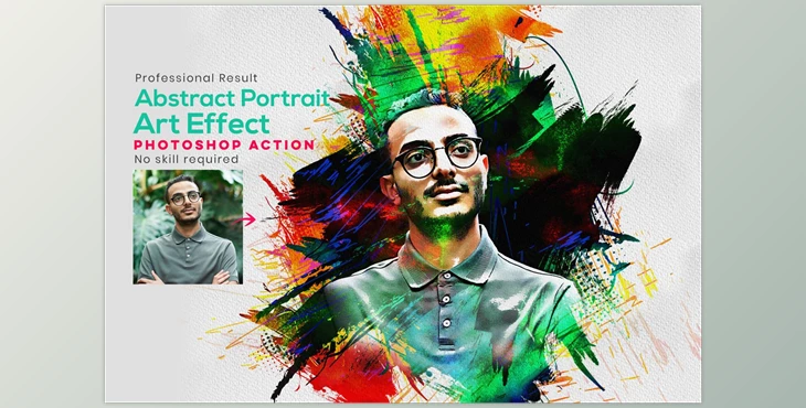 Download Abstract Portrait Art Photo Effect Creativemarket - 10364897