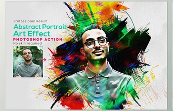 Download Abstract Portrait Art Photo <span class='badge badge-warning'>Effect</span> <span class='badge badge-warning'>Creativemarket</span> - 10364897