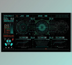 Download HUD700 UI Screen Gadget (Videohive 45357579) - AE Project