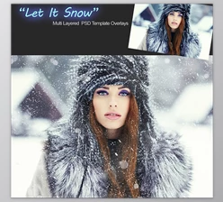 Download Portrait Pizzaz: Let it Snow Overlays