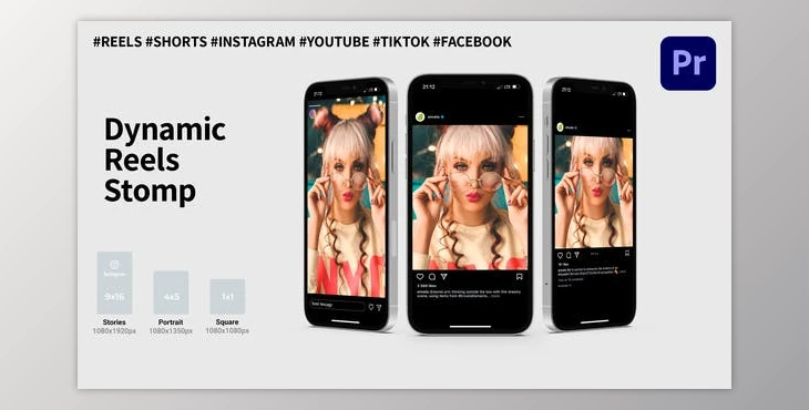 Download Dynamic Reels Stomp | Reels / Shorts / Tik Tok | Premiere Pro (Videohive 44660088)