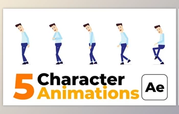 Download <span class='badge badge-warning'>Character</span> <span class='badge badge-warning'>Animation</span> – Sad Walk (Videohive 45403520) - AE Project