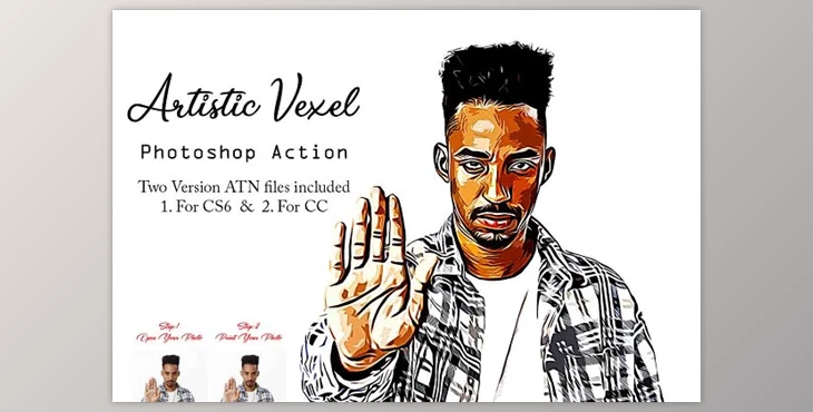 Download Artistic Vexel Photoshop Action Creativemarket - 16091239