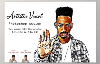 Download Artistic Vexel Photoshop Action Creativemarket - 16091239