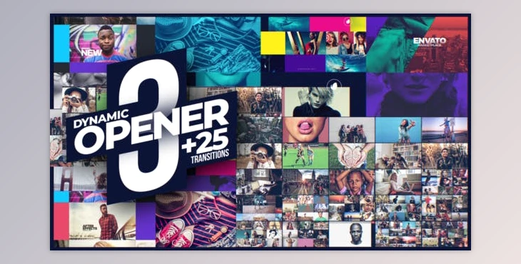 Download Dynamic Openers & Transitions (Videohive 17192769) - AE Project