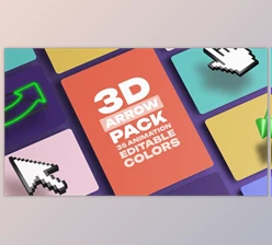 Download 3D Arrow Pack (Videohive 45423598) - AE Project