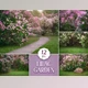 Download 12 Lilac Garden Backdrops, Summer Digital Photoshop Backgrounds with Flowering Trees & Green Grass for Photographers