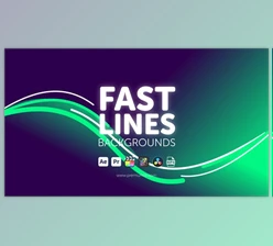 Download Fast Lines Backgrounds (Videohive 45532111) - AE Project