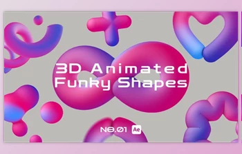 Download <span class='badge badge-warning'>3D</span> Animated Funky Shapes (<span class='badge badge-warning'>Videohive</span> 45434137) - AE <span class='badge badge-warning'>Project</span>