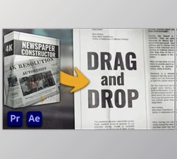 Download AEJuice Newspaper Constructor for After Effects and Premiere Pro
