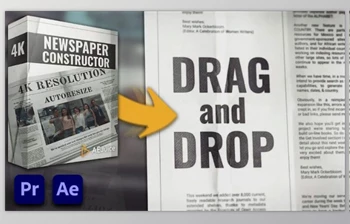 Download <span class='badge badge-warning'>AEJuice</span> Newspaper Constructor for After Effects and Premiere Pro