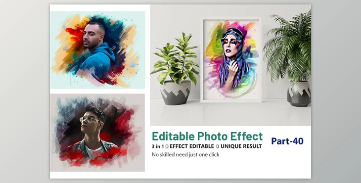Download Editable Realistic Painting Effect Creativemarket - 12177195
