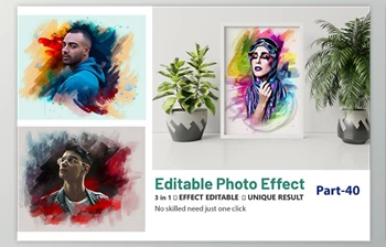 Download Editable <span class='badge badge-warning'>Realistic</span> Painting <span class='badge badge-warning'>Effect</span> Creativemarket - 12177195