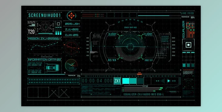 Download HUD700 Screen UI 1 (Videohive 45453722) - AE Project