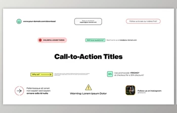 Download <span class='badge badge-warning'>Call</span>-to-Action Titles (Videohive 44963047) - AE Project