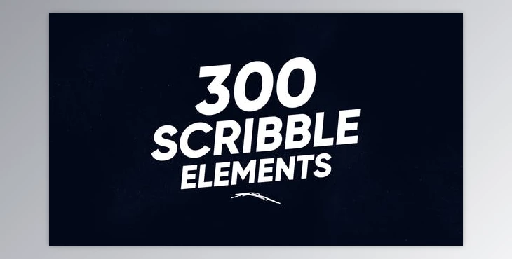 Download 300 Scribble Elements (Videohive 23145343) - AE Project