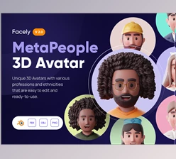 Download Facely V2 – MetaPeople 3D Avatar