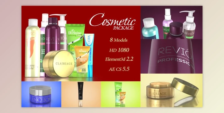 Download Cosmetic Package Template (Videohive 19190180) - AE Project
