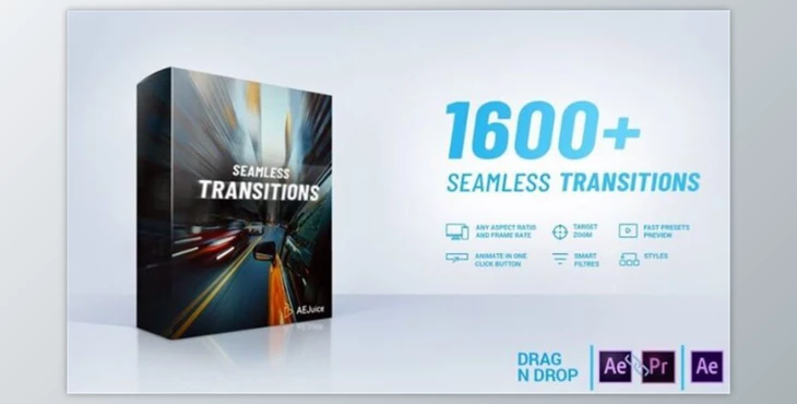 Download AEJuice Seamless Transitions for After Effects and Premiere Pro