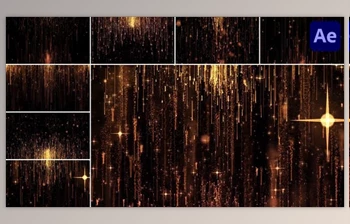 Download Gold Backgrounds for After <span class='badge badge-warning'>Effects</span> (Videohive 45527166) - AE Project