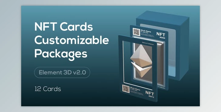 Download NFT Cards Packages Kit (Videohive 39005521) - AE Project