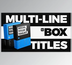 Download Social Titles Toolkit (Videohive 45697675) - AE Project
