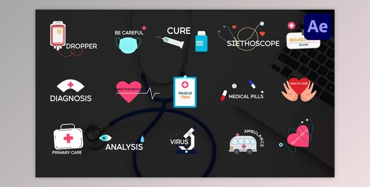 Download Medical Titles for After Effects (Videohive 45707352) - AE Project