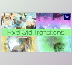 Download Pixel Grid Transitions for After Effects (Videohive 45704848) - AE Project