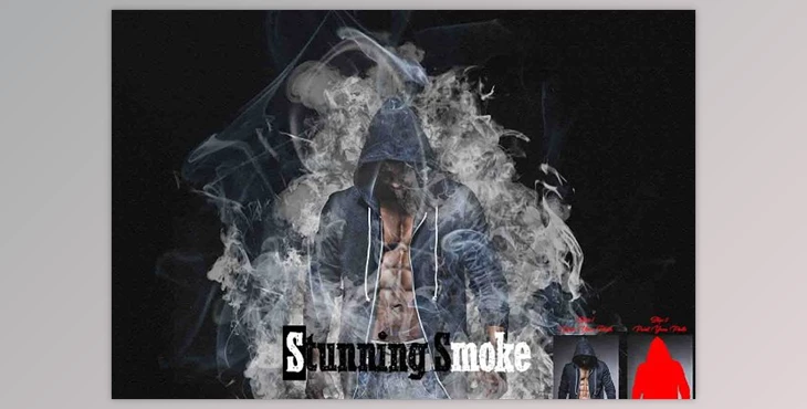 Download Creativemarket – Stunning Smoke Photoshop Action