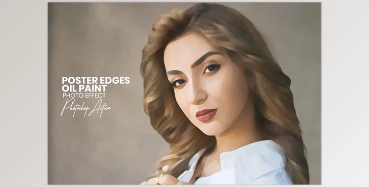 Download Poster Edges Oil Paint Photoshop