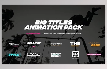Download Titles Animation <span class='badge badge-warning'>Pack</span> (Videohive 45650556) - AE Project