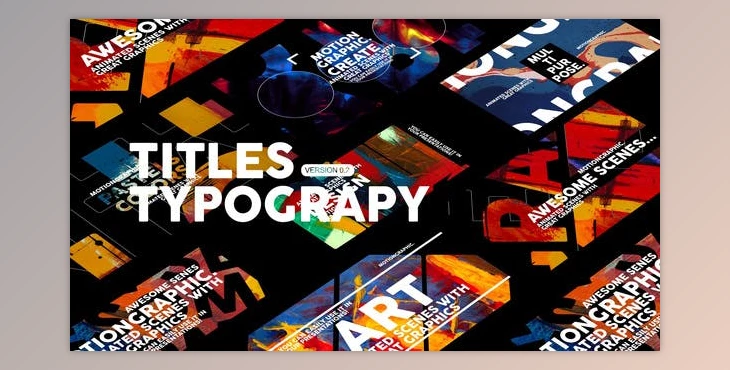 Download Typography Scenes (Videohive 45753923) - AE Project
