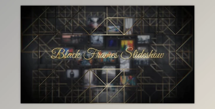 Download Black Frames Slideshow (Videohive 45716243) - AE Project