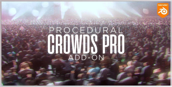 Blender - Download Procedural Crowds Pro v2.2.0