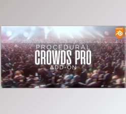 Blender - Download Procedural Crowds Pro v2.2.0