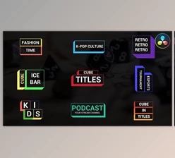 Download Cube Titles for DaVinci Resolve (Videohive 45167684)
