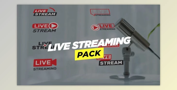 Download Live Streaming Pack (Videohive 45826650) - AE Project