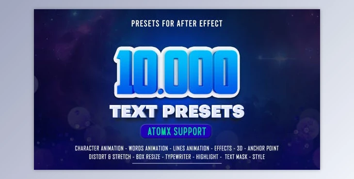 Download Text Presets (Videohive 45231394) - AE Project