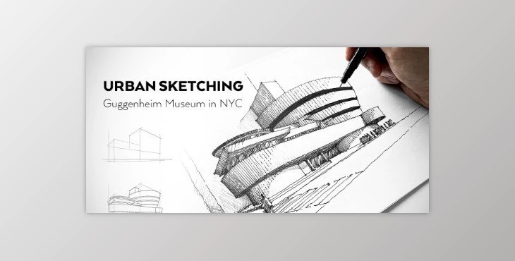 Download Urban Sketching: Draw the Guggenheim Museum in NYC