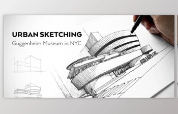 Download <span class='badge badge-warning'>Urban</span> Sketching: Draw the Guggenheim Museum in NYC