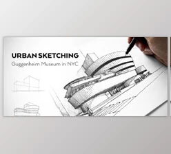 Download Urban Sketching: Draw the Guggenheim Museum in NYC