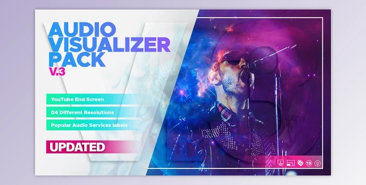Download Audio visualizer pack (Videohive 24622655) - AE Project