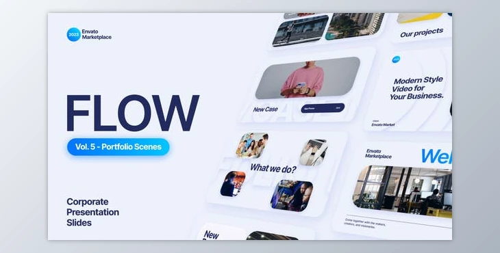 Download Flow - Portfolio Scenes Pack (Videohive 45803682) - AE Project