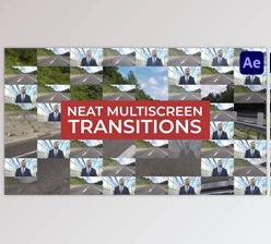 Download Neat Multiscreen Transitions for After Effects (Videohive 45856360) - AE Project